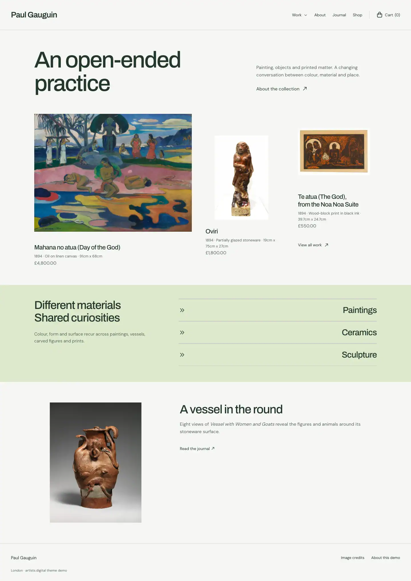 London website design preview