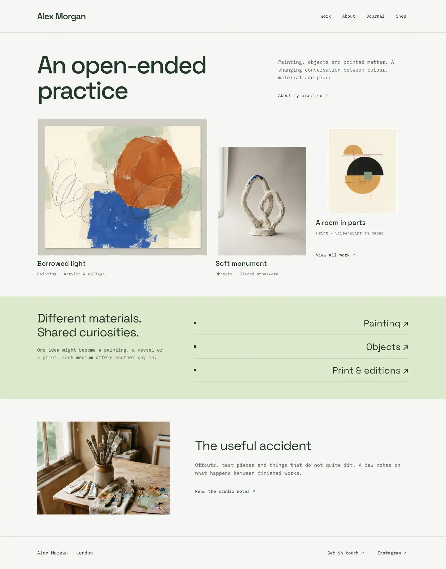 London website design preview