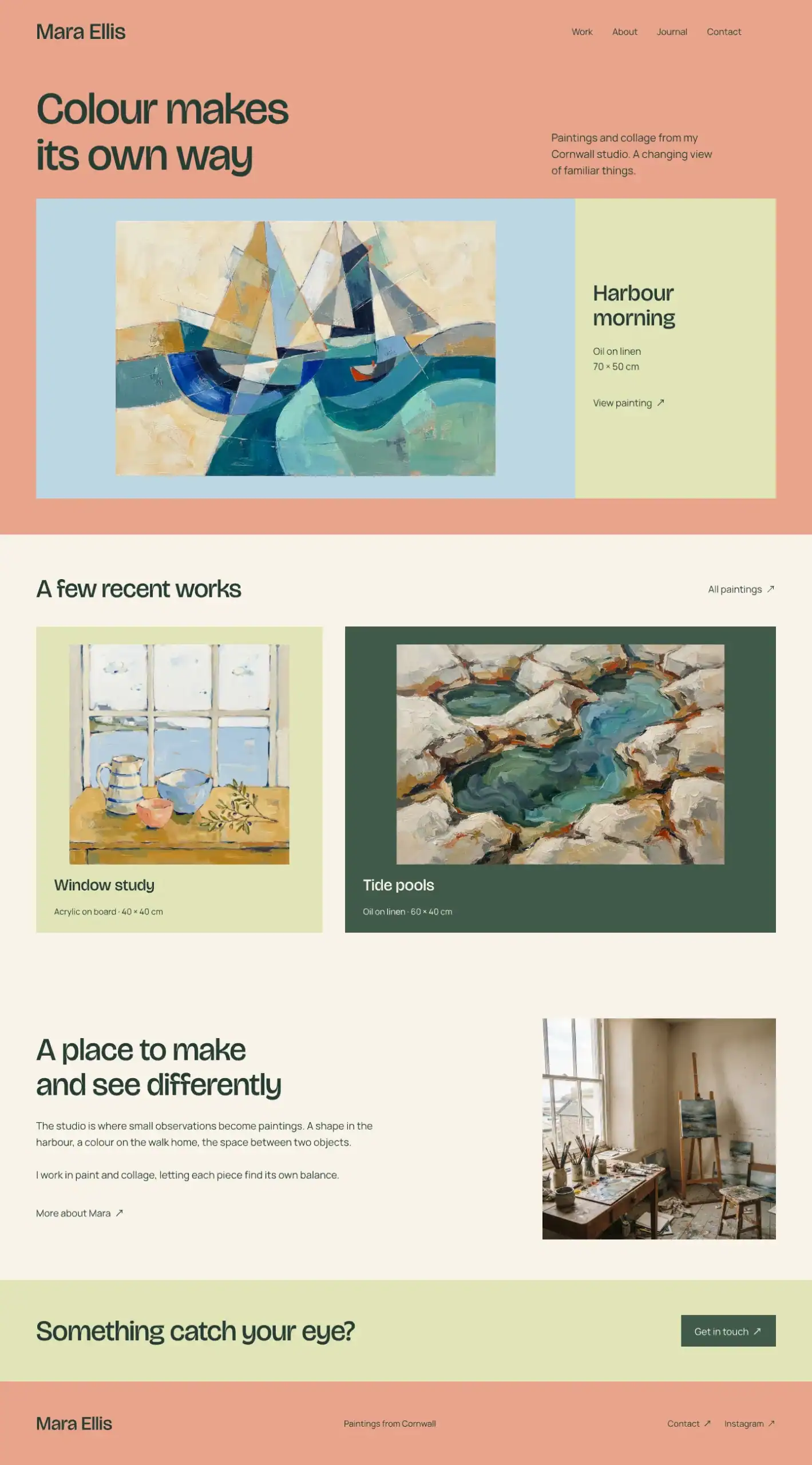 St Ives website design preview
